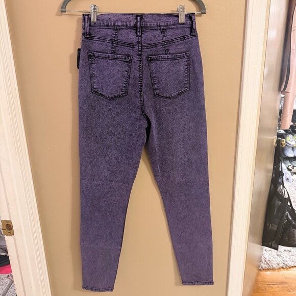 Fashion Nova Purple Washed Jeans 5 - Picture 5 of 5